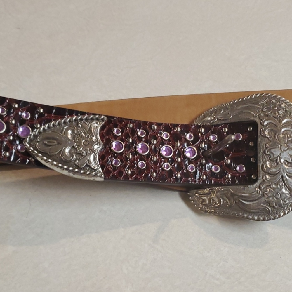 Blingy western belt